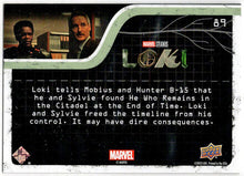 2023 Upper Deck Marvel Loki Yellow Parallel Base Card 89 We Freed The... /225
