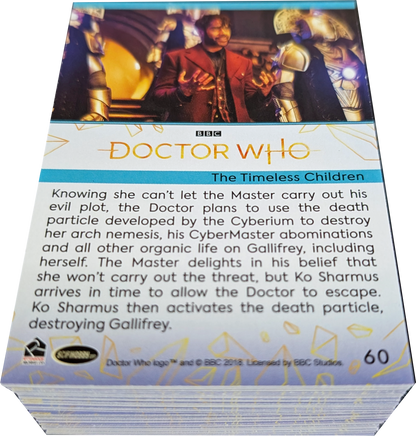 Rittenhouse 2022 Doctor Who Series 11 & 12 Complete 60 Card Base Set