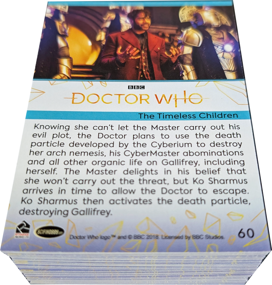 Rittenhouse 2022 Doctor Who Series 11 & 12 Complete 60 Card Base Set