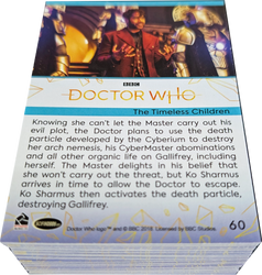 Rittenhouse 2022 Doctor Who Series 11 & 12 Complete 60 Card Base Set