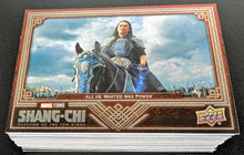 2022 Upper Deck Marvel Shang-Chi Complete 50 Card Base Set