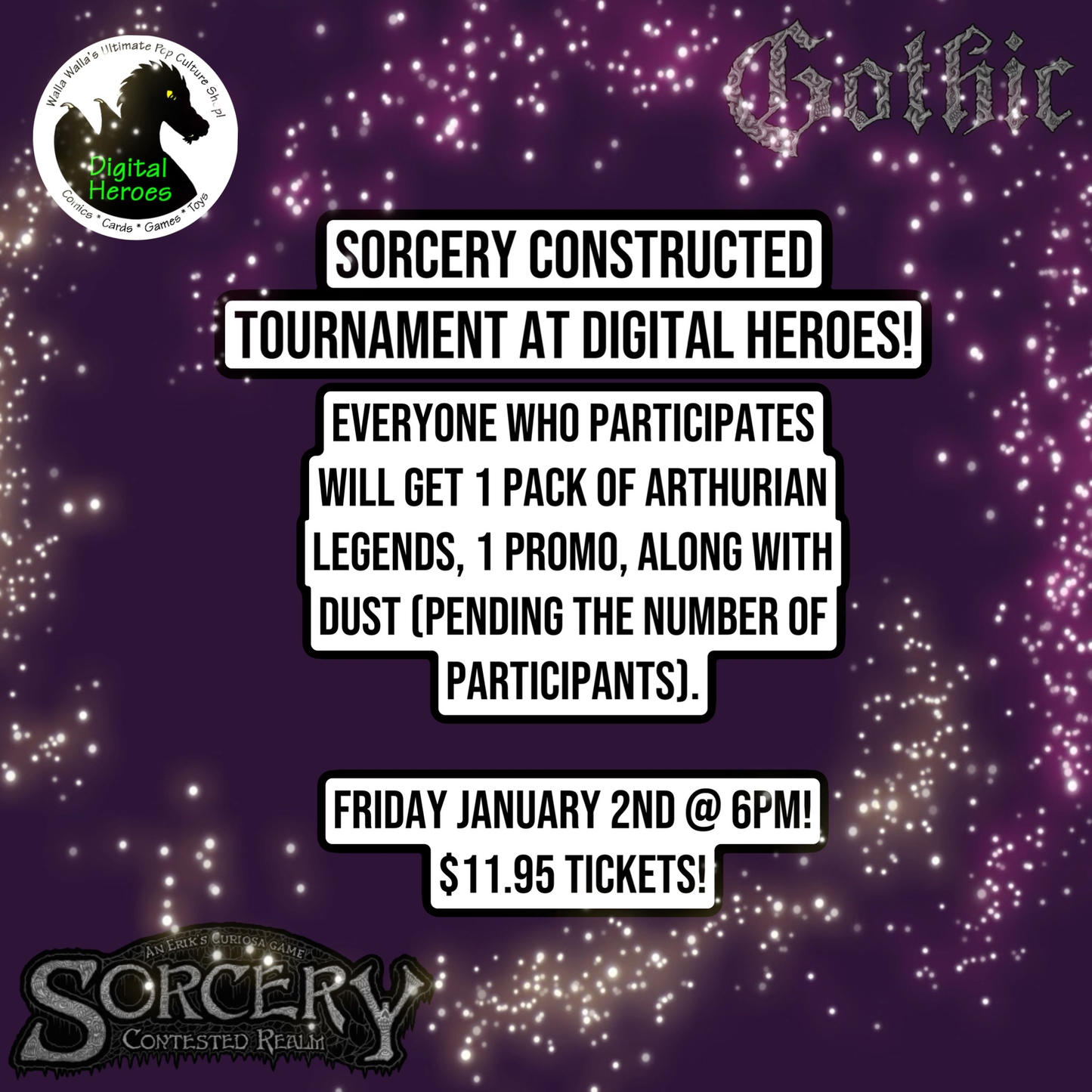 01/02/2026 6:00 PM Sorcery: Contested Realm Constructed Tournament