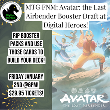 01/02/2026 MTG FNM: Avatar: the Last Airbender Booster Draft Ticket