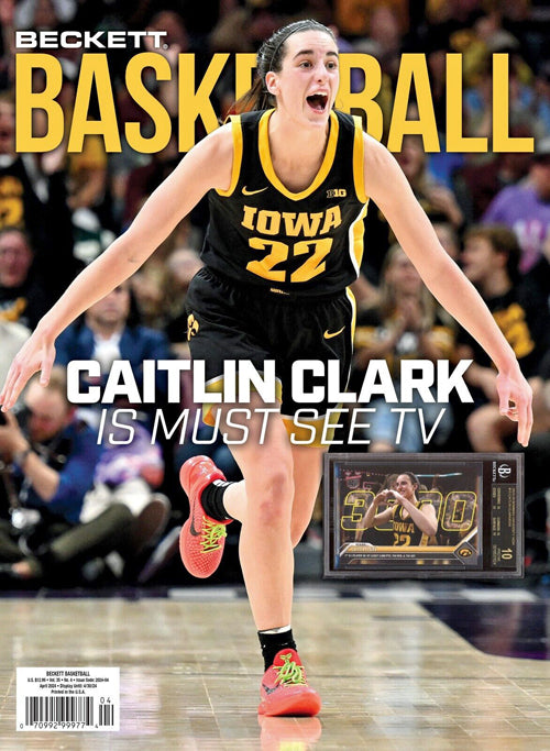 Beckett Basketball Card Monthly April 2024 Caitlin Clark