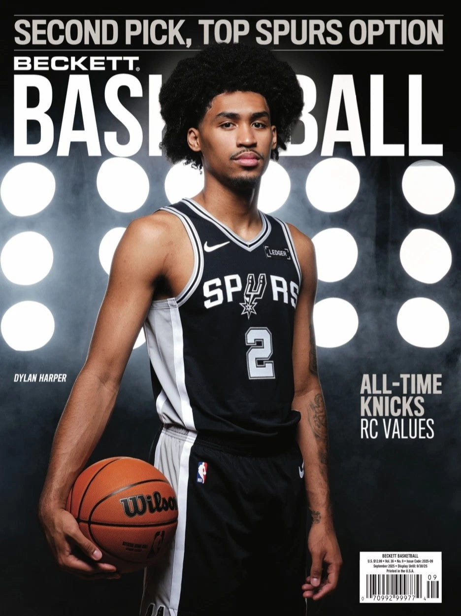 Beckett Basketball Card Monthly September 2025 Dylan Harper