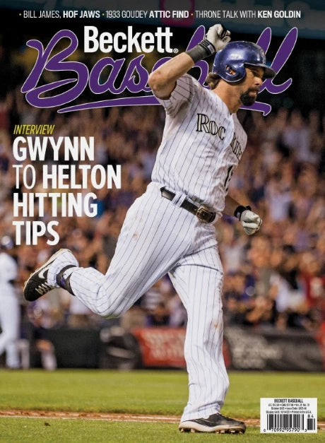 Beckett Baseball Card Monthly October 2025 Todd Helton