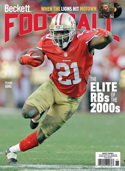 Beckett Football Card Monthly November 2025 Frank Gore