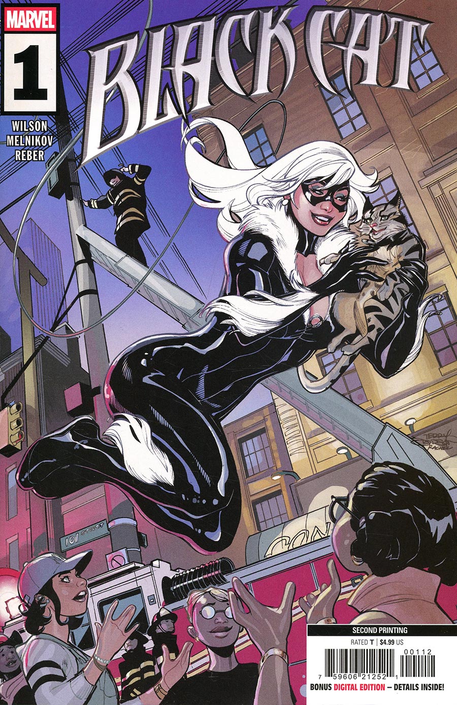 Black Cat #1 Terry Dodson 2 Nd Printing Variant