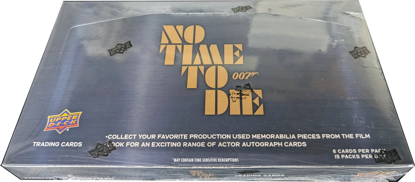 2025 Upper Deck James Bond No Time To Die Hobby Box