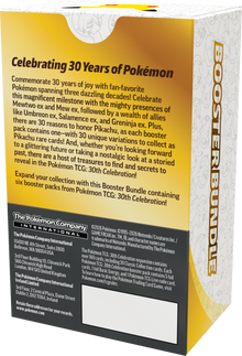 Pokemon Mega Evolution ME30: 30th Celebration Booster Bundle Box