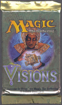 1997 Wizards Magic MTG Visions Booster Pack