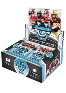 2025 Topps Bowman Chrome University Football HTA Jumbo Box