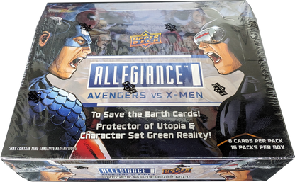 2023 UD Marvel Allegiance Avengers vs X-Men Hobby Box