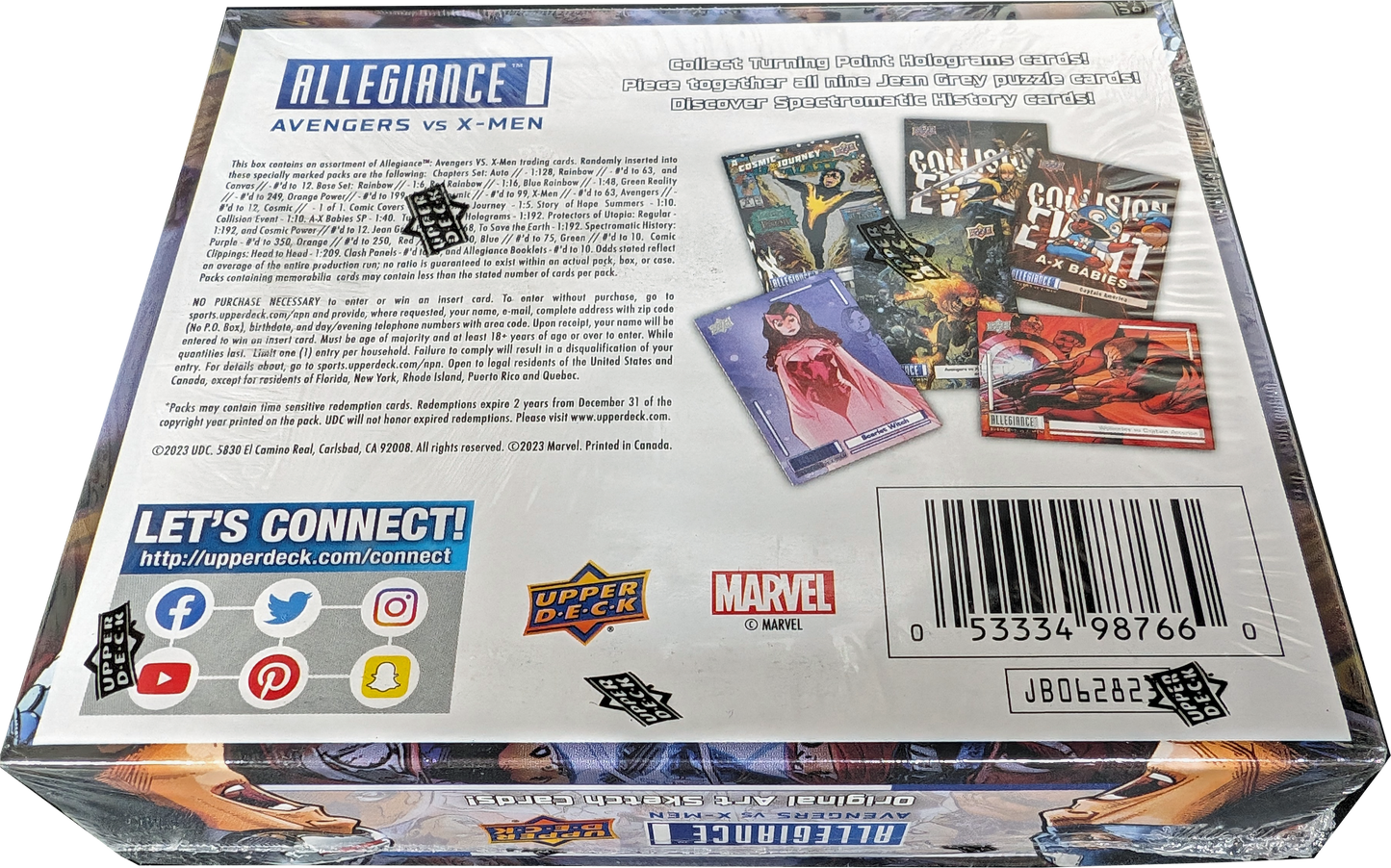 2023 UD Marvel Allegiance Avengers vs X-Men Hobby Box