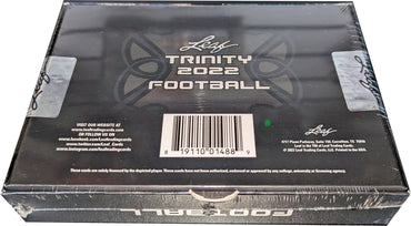 2022 Leaf Trinity Football Factory Sealed Hobby Box