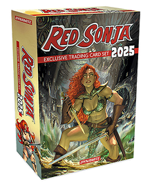 Dynamite Red Sonja 2025 Exclusive Trading Card Set with Sketch & Auto