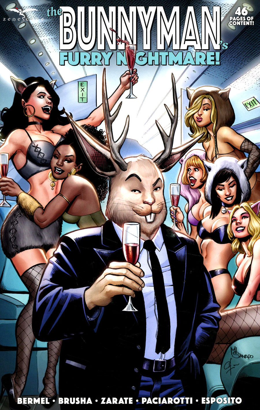 Bunnymans Furry Nightmare Cover E Maria Laura Sanapo