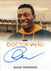 2022 Doctor Who Series 11 & 12 Buom Tihngang Full Bleed Autograph Card