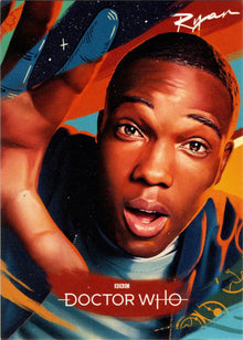 2022 Doctor Who Series 11 & 12 Graffiti Character Art Card CA3 Ryan Sinclair