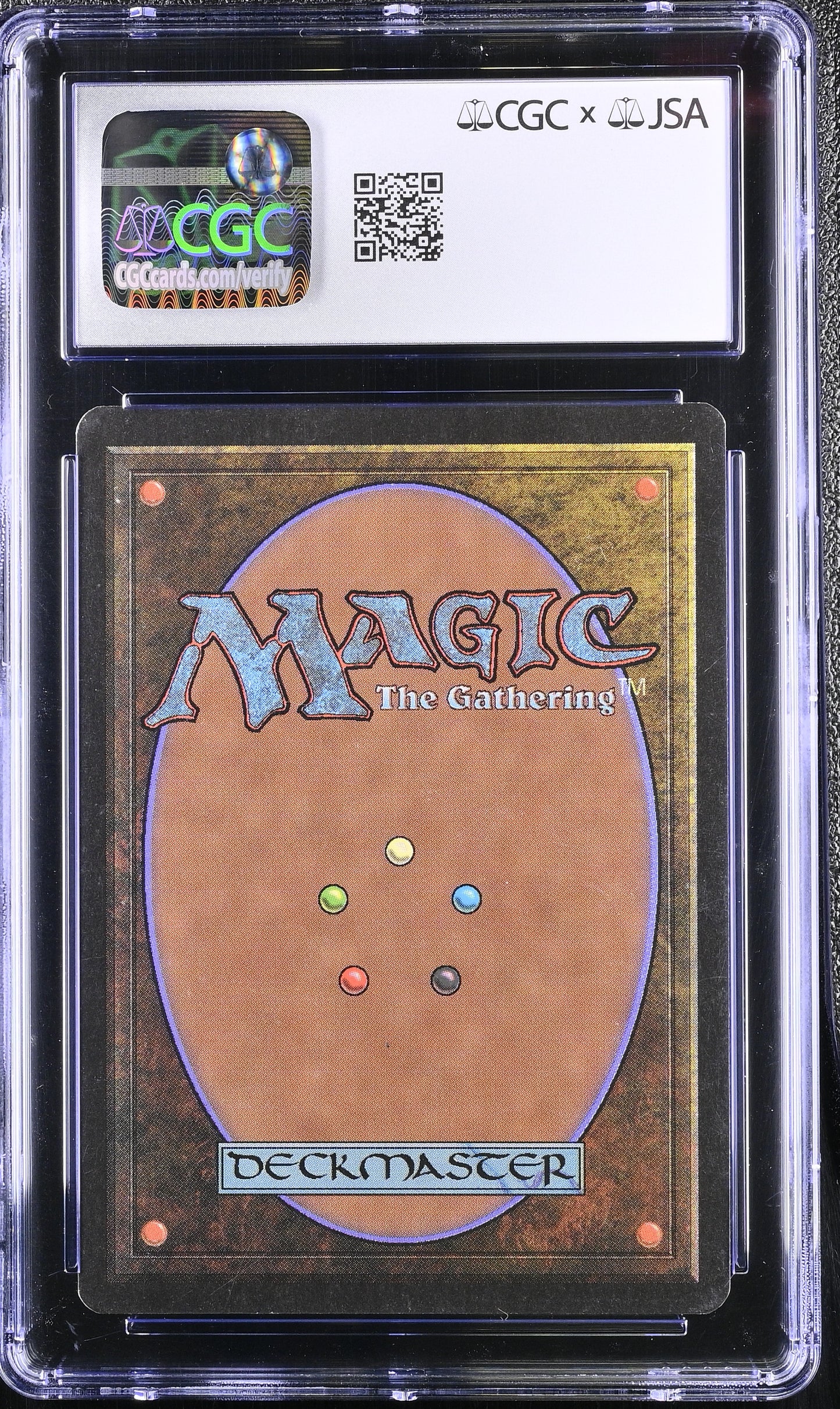 Magic MTG Wooden Sphere [Beta Edition] Graded CGC 6.5 Ex/NM+ JSA Mark Tedin Autograph