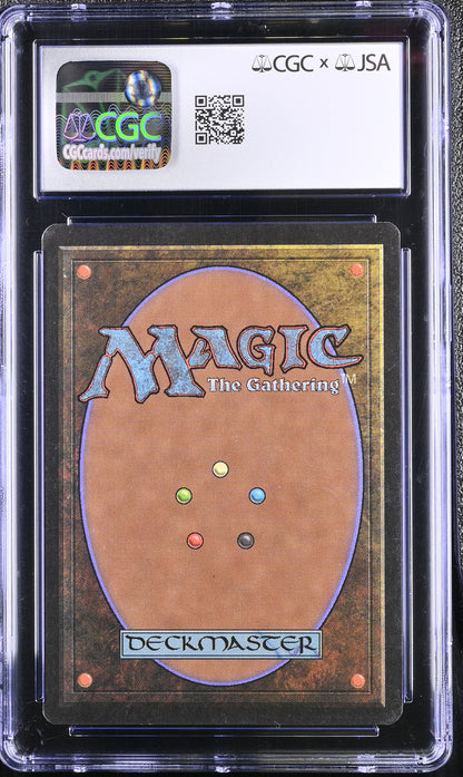 Magic MTG Wooden Sphere [Beta Edition] Graded CGC 6.5 Ex/NM+ JSA Mark Tedin Autograph