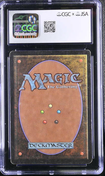 MTG Magic Lord of the Pit [Beta Edition] CGC 5 Ex JSA Tedin & Garfield Autograph