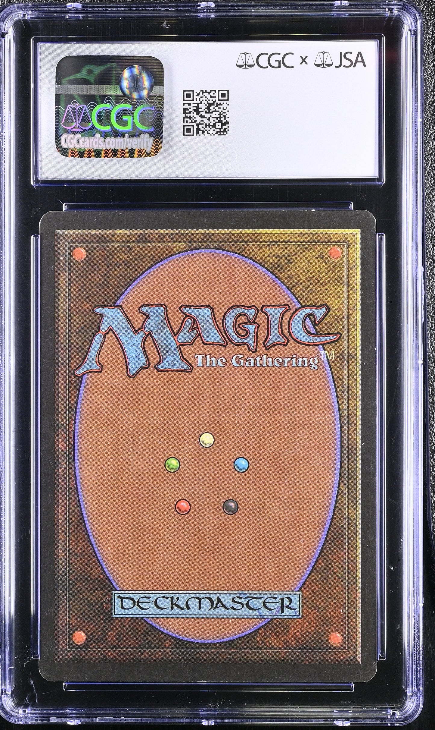 Magic MTG Island Sanctuary [Beta Edition] CGC 7 NM JSA Mark Poole Autograph