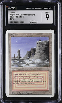 Magic MTG Plateau [Revised Edition] Graded CGC 9 Mint (Black Label)