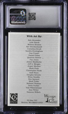 Magic MTG Alpha Instruction Booklet CGC 7 Near Mint