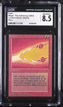 Magic: The Gathering MTG Fork [Alpha Edition] Graded CGC 8.5 NM/Mint+