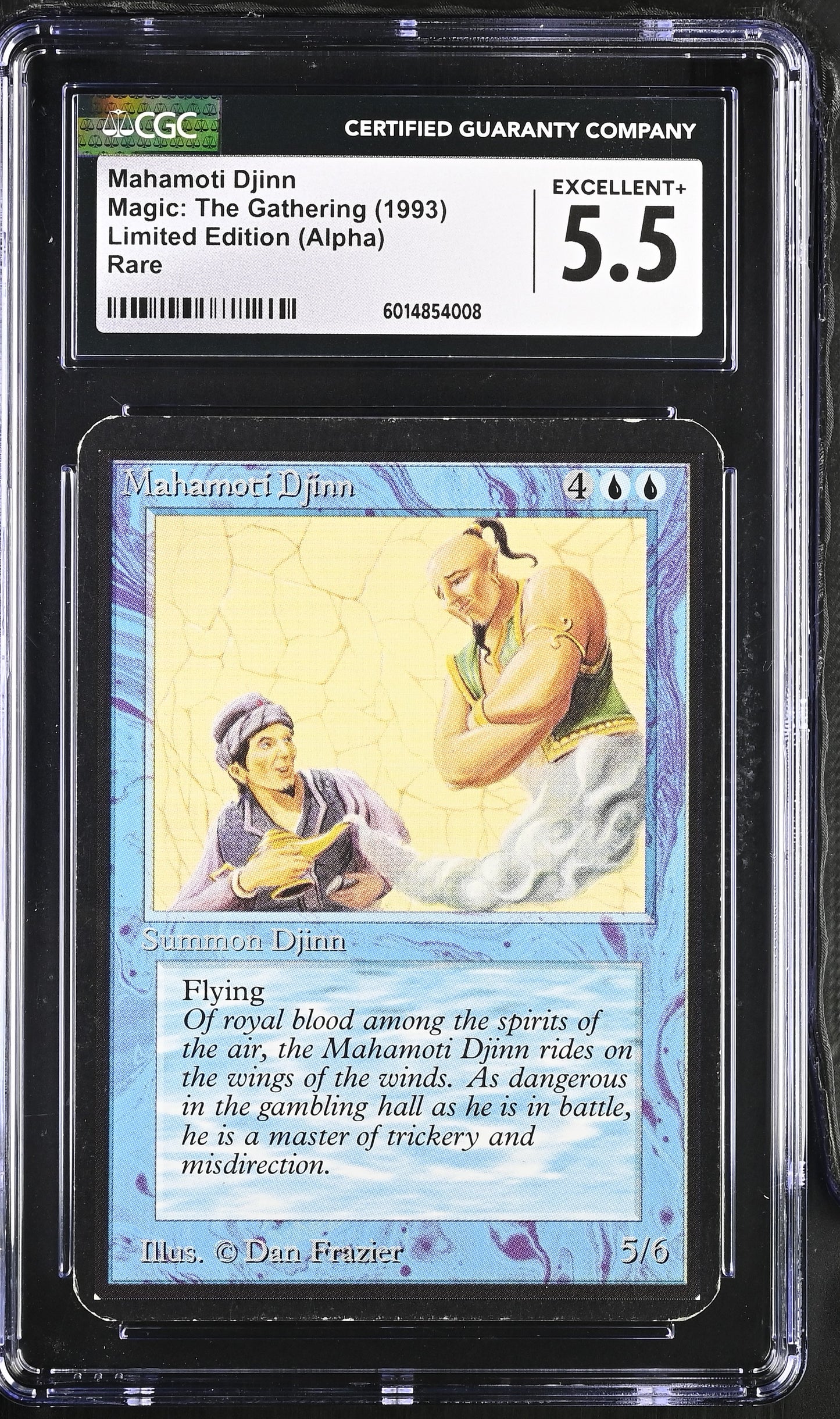 Magic: The Gathering MTG Mahamoti Djinn [Alpha Edition] Graded CGC 5.5 Excellent+
