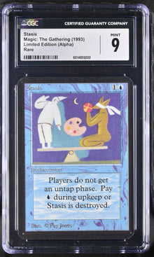 Magic: The Gathering MTG Stasis [Alpha Edition] Graded CGC 9 Mint
