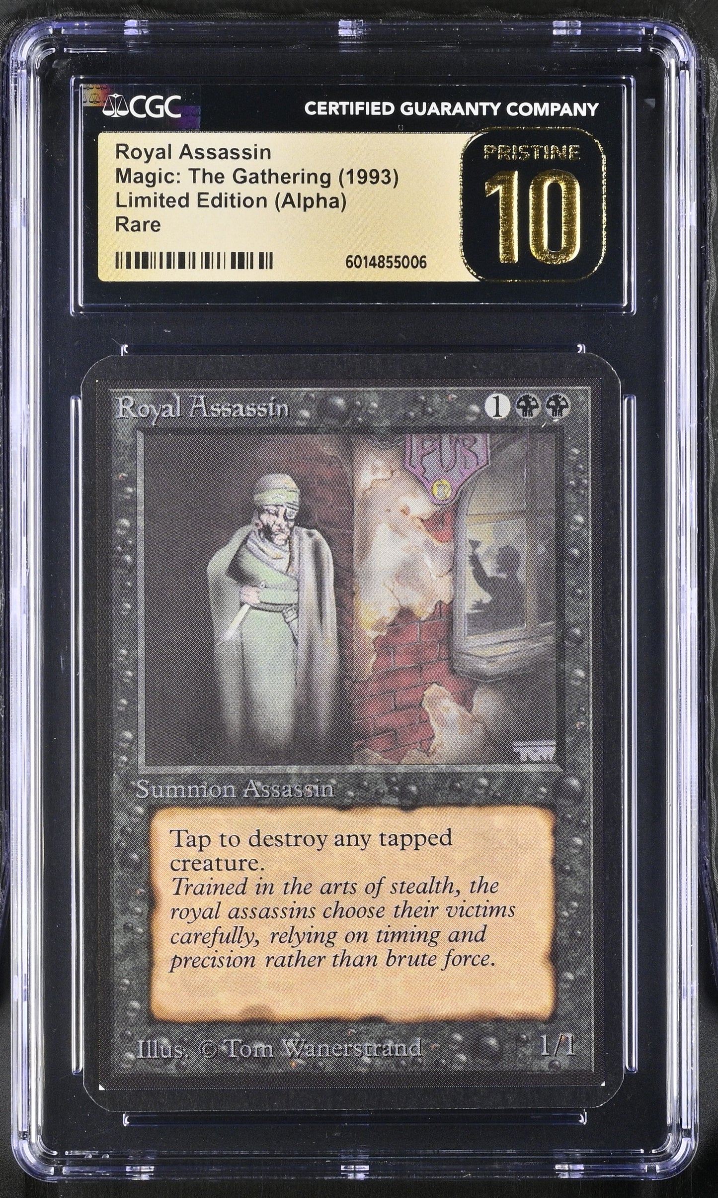 Magic: The Gathering MTG Royal Assassin [Alpha Edition] Graded CGC 10 Pristine
