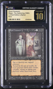 Magic: The Gathering MTG Royal Assassin [Alpha Edition] Graded CGC 10 Pristine