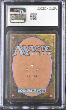 Magic: The Gathering Time Vault [Beta Edition] CGC x JSA Signed by Mark Tedin