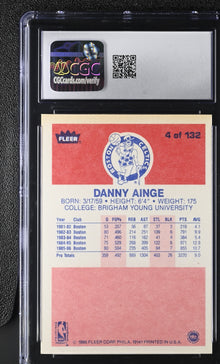 1986-87 Fleer Basketball #3 Danny Ainge Graded CGC 6.5 Ex/NM+