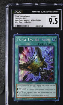 Yu-Gi-Oh! Triple Tactics Talent [MAMA-EN090] (Secret Pharaoh's Rare) CGC 9.5 Mint+