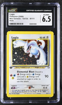 Pokemon Lugia (9/111) [Neo Genesis 1st Edition] Graded CGC 6.5 Ex/NM+