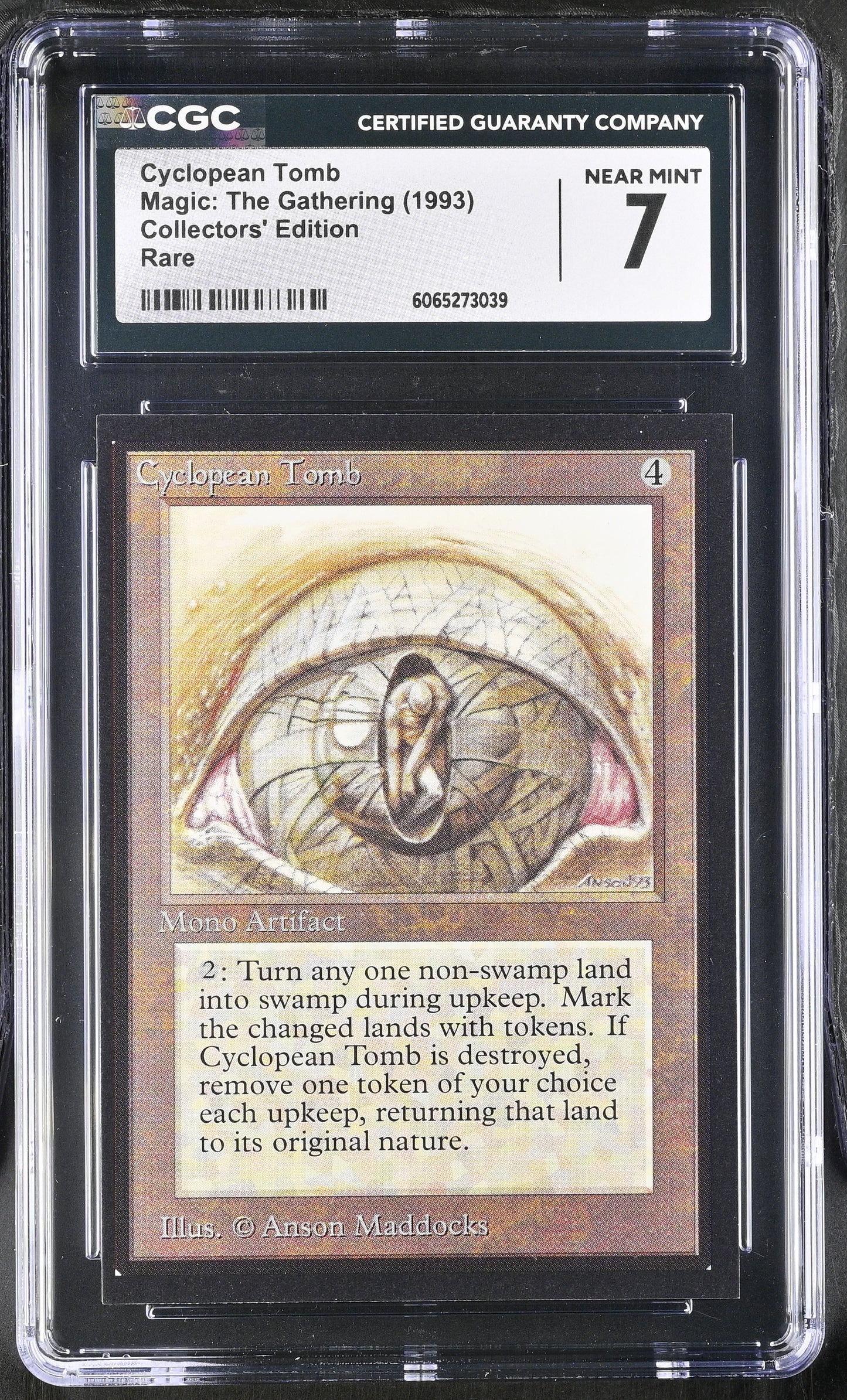 Magic MTG Cyclopean Tomb [Collectors' Edition] Graded CGC 7 NM