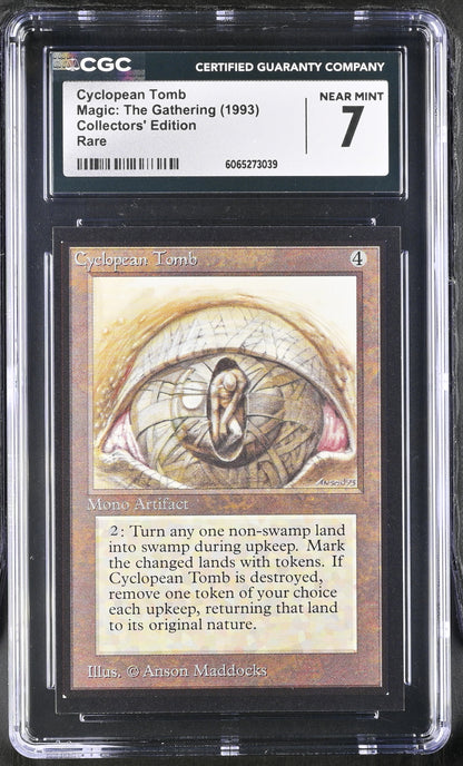 Magic MTG Cyclopean Tomb [Collectors' Edition] Graded CGC 7 NM