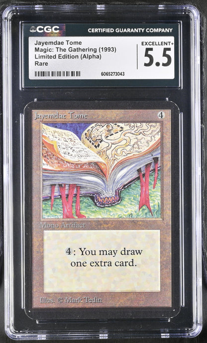 Magic MTG Jayemdae Tome [Alpha Edition] Graded CGC 5.5 Ex+