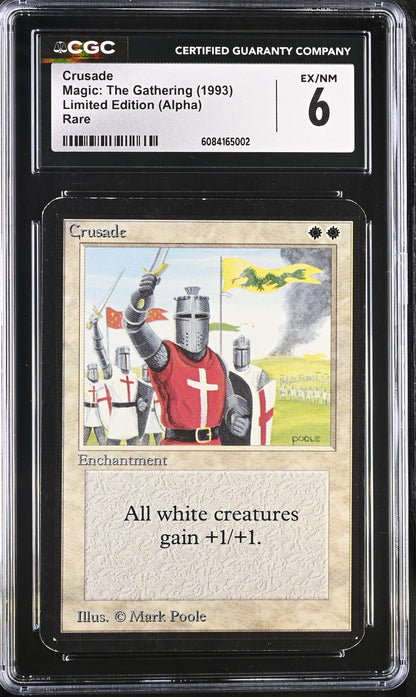 Magic MTG Crusade [Alpha Edition] Graded CGC 6 Ex/NM