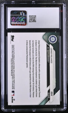 2025 Topps Now Jorge Polanco Card 864 Orange Foil 13/25 CGC 8 NM/Mint