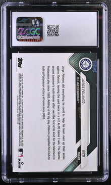 2025 Topps Now Jorge Polanco Card 829 Gold Foil 28/50 CGC 9 Mint
