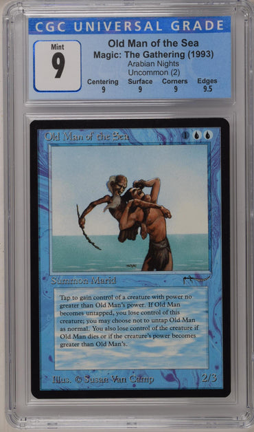 Magic: The Gathering MTG Old Man of the Sea [Arabian Nights] Graded CGC 9 Mint