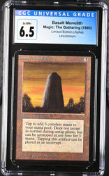 Magic: The Gathering MTG Basalt Monolith [Alpha Edition] Graded CGC 6.5 Ex/NM+