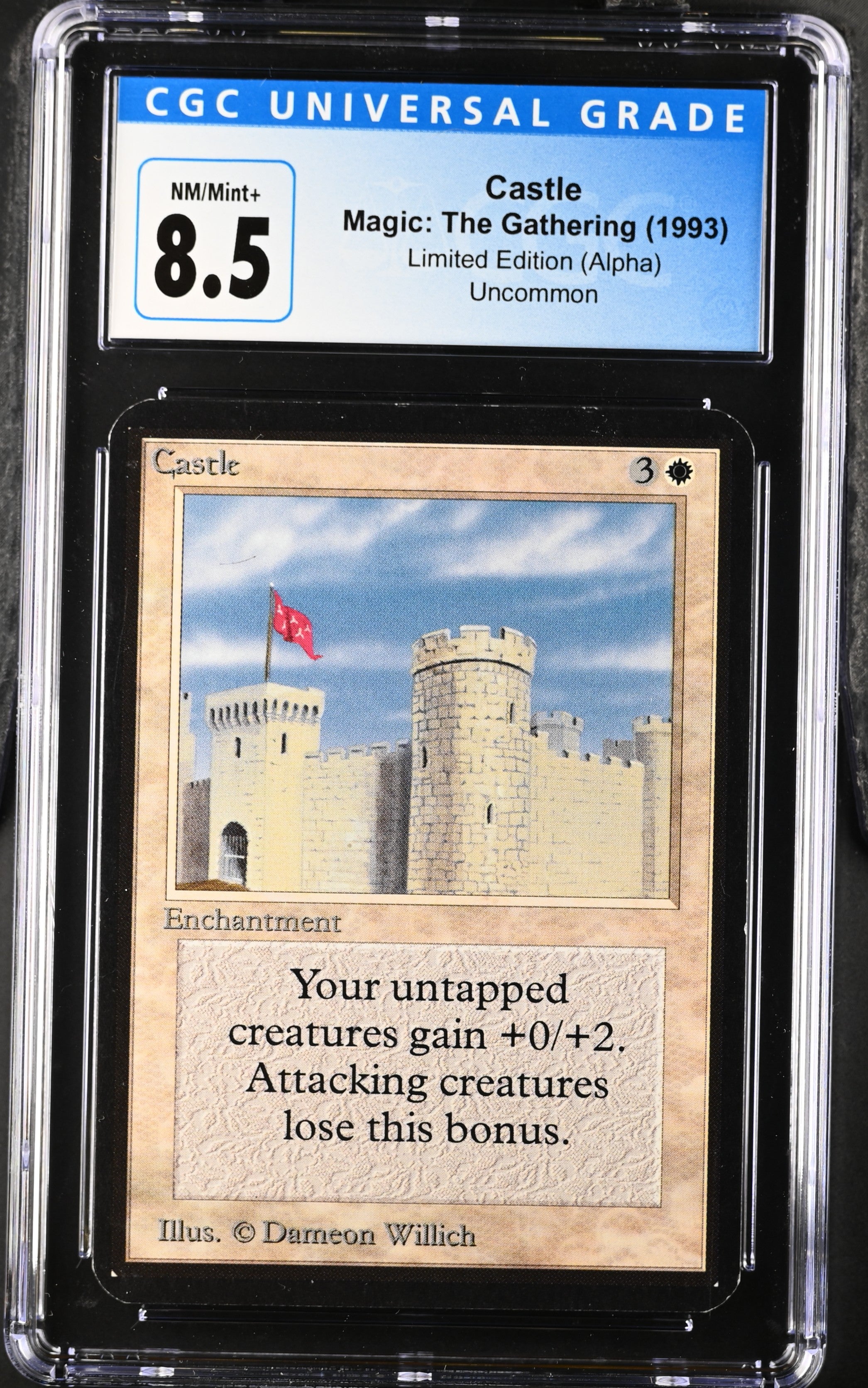 Magic: The Gathering MTG Castle [Alpha Edition] Graded CGC 8.5 NM/Mint+