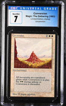 Magic: The Gathering MTG Conversion [Alpha Edition] Graded CGC 7 Near Mint