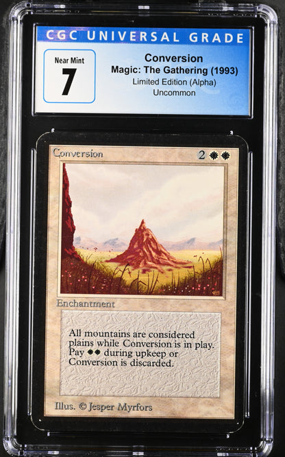 Magic: The Gathering MTG Conversion [Alpha Edition] Graded CGC 7 Near Mint
