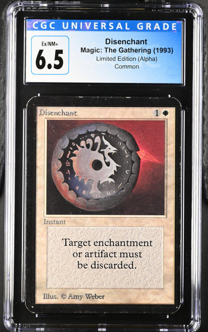 Magic: The Gathering MTG Disenchant [Alpha Edition] Graded CGC 6.5 Ex/NM+